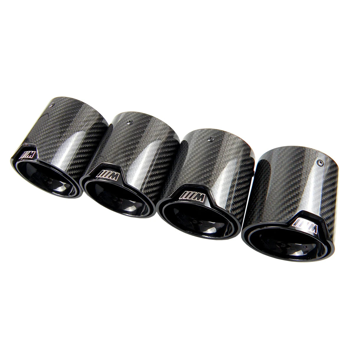 MP Style Carbon Fiber Exhaust Tips - BMW M5 F10/F90