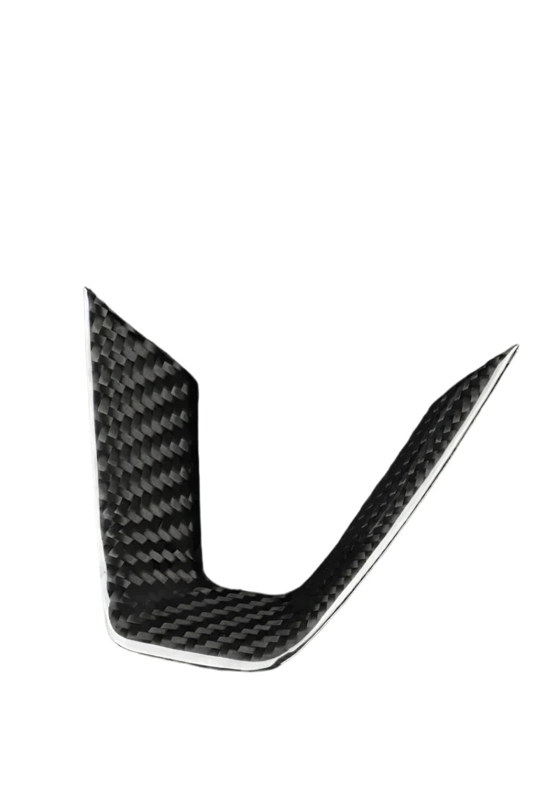 Carbon Fiber Steering Wheel Trim - 2024 Tesla model 3 High Land