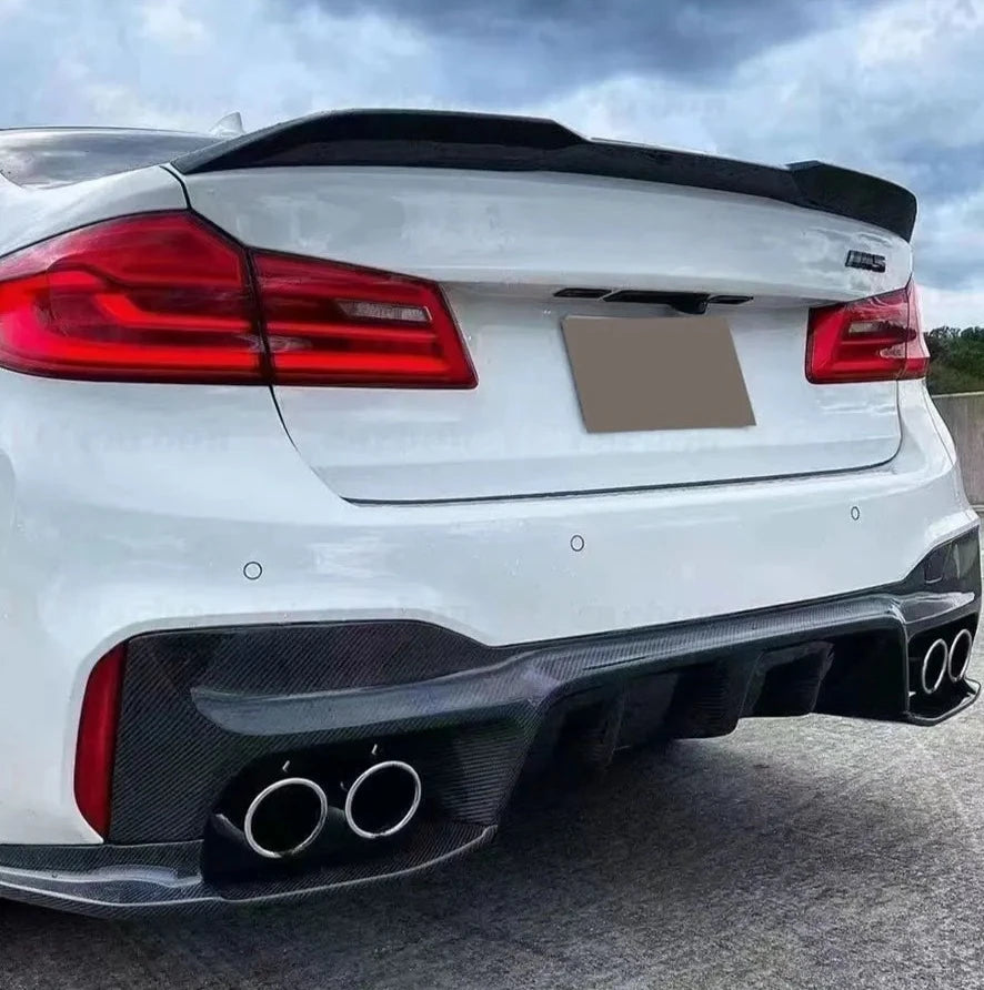 3D Style Carbon Fiber Rear Diffuser for BMW F90 M5