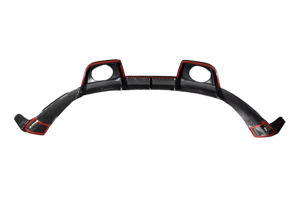 GT Style Carbon Fiber Rear Diffuser for Porsche 911 992 Carrera (2019-2023)