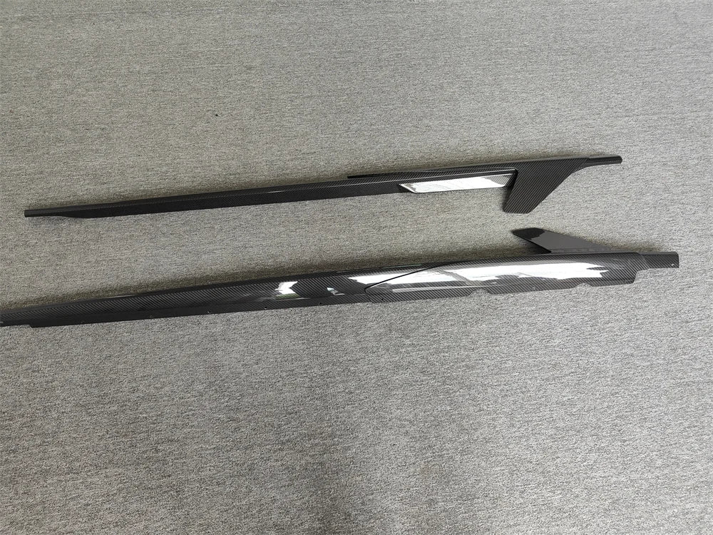 Dry Carbon Fiber Side Skirt Extension - Audi R8 V10 2020-2023