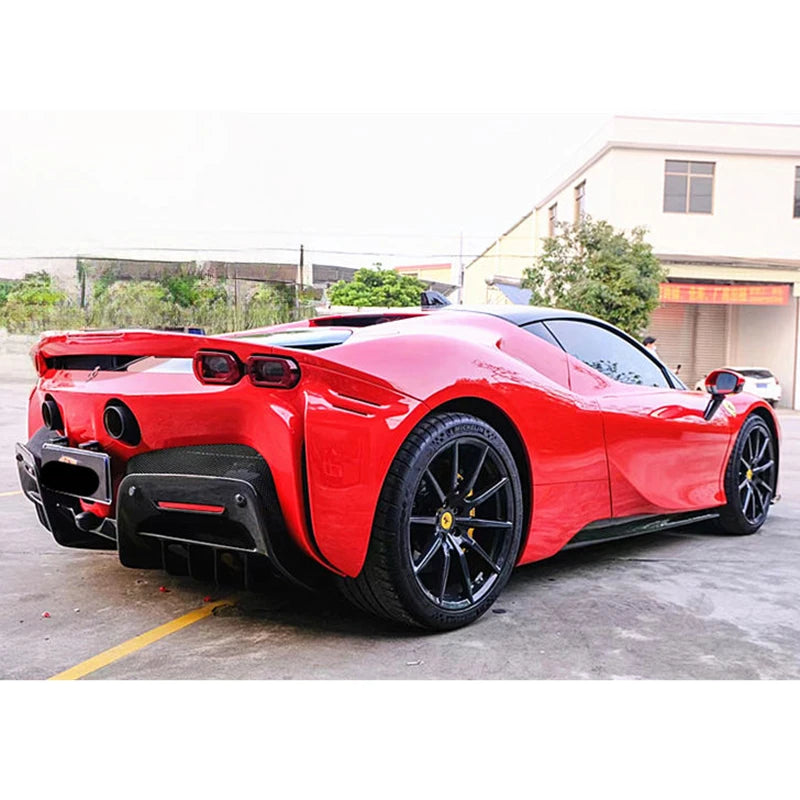 OEM Style Carbon Fiber Rear Diffuser - Ferrari SF90