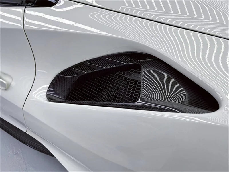 P Style Carbon Fiber Side Airvent Replacement -  Ferrari 488 GTB Spider