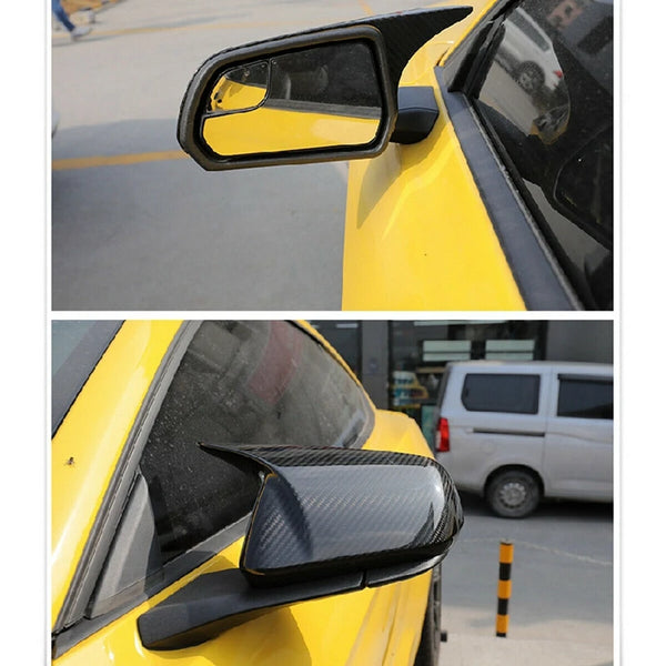 M style Carbon Fiber Mirror Caps - Ford Mustang 2015-23