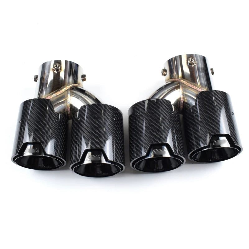 MP Style Carbon Fiber Dual Exhaust Tip Conversion - BMW B58 G20/G21/G22/G42 M40i