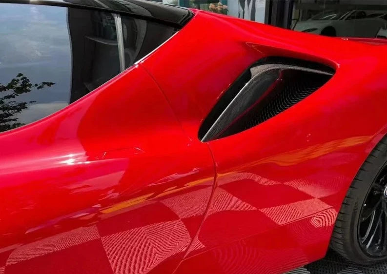 Carbon fiber Side Air Duct Vent - Ferrari SF90