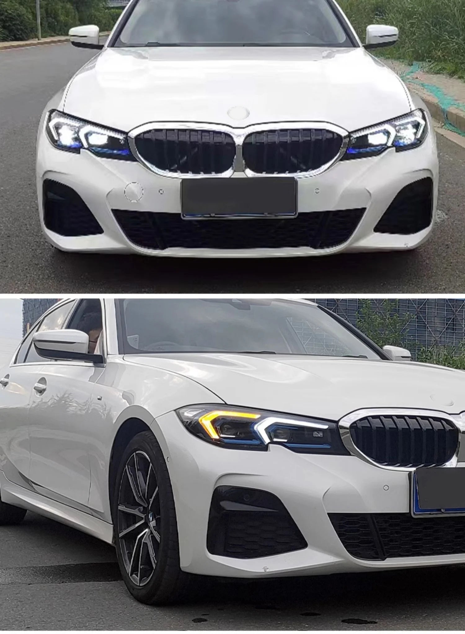 Laser LCI Style LED Headlights -  BMW G20 3 Series