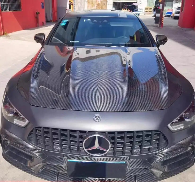 Carbon Fiber Vented Hood bonnet - Mercedes-Benz AMG GT43 GT50 GT53 GT63 GT