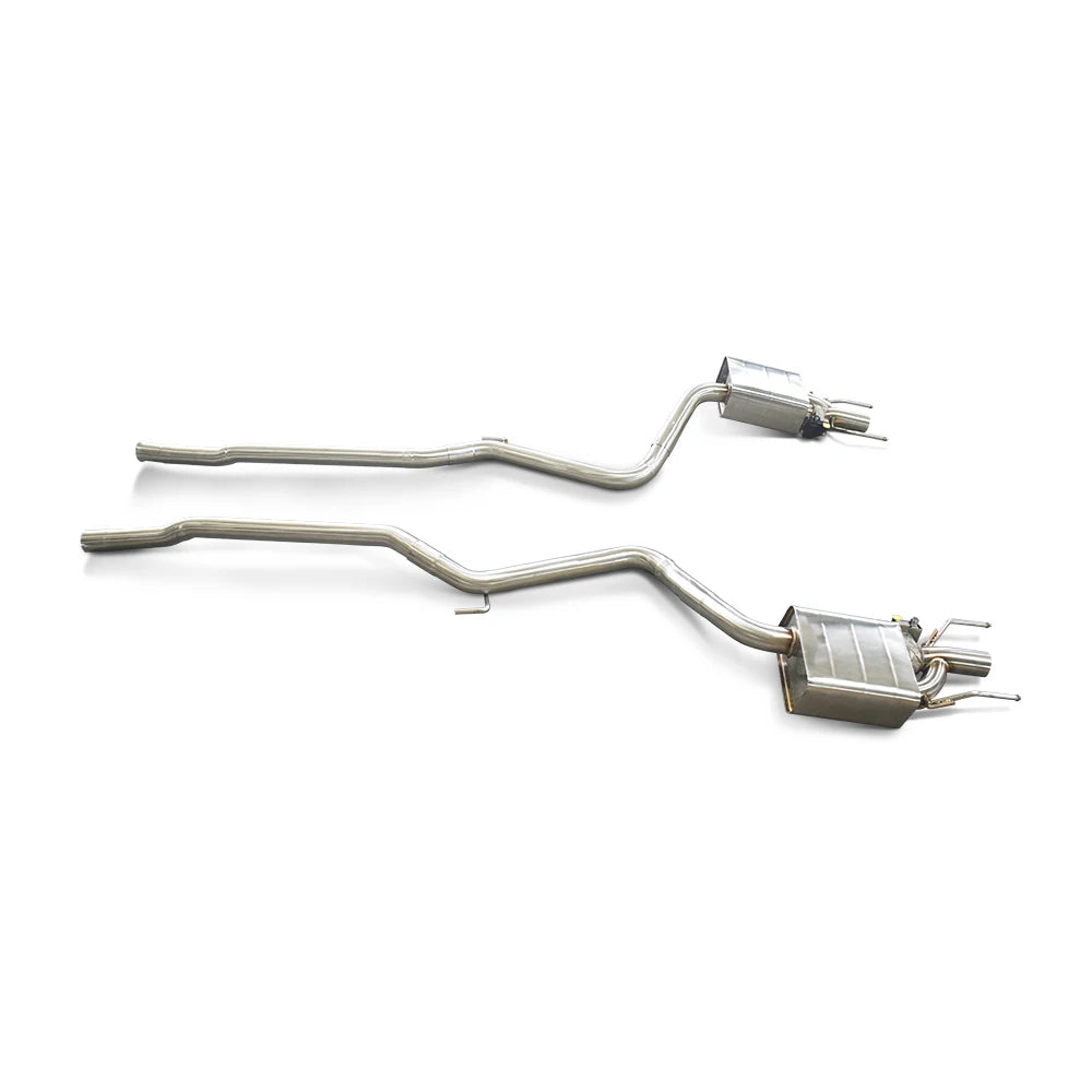 SS304 Valved Cat Back Exhaust System - Mercedes Benz S350 W221 3.5 2005-2012