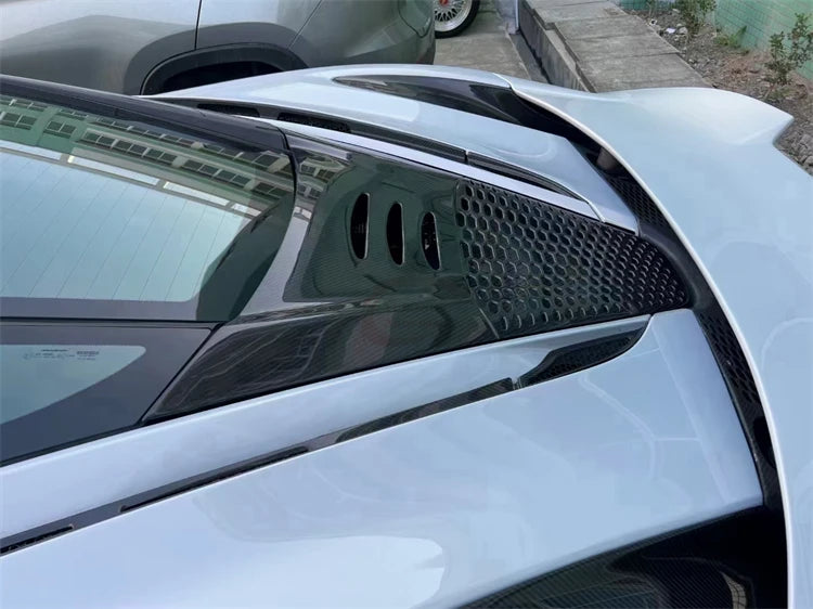 765LT Style Carbon fiber Rear Engine Cover Panel - Mclaren 720s coupe