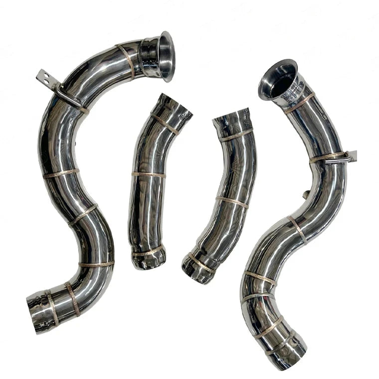 High Performance Catless Down Pipes - Mercedes Benz W205 C63 C63S AMG