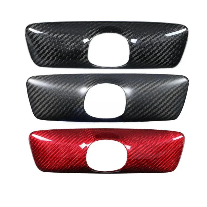 Carbon Fiber Rear Mirror Cover - 2024  Tesla Model Y/3 High Land