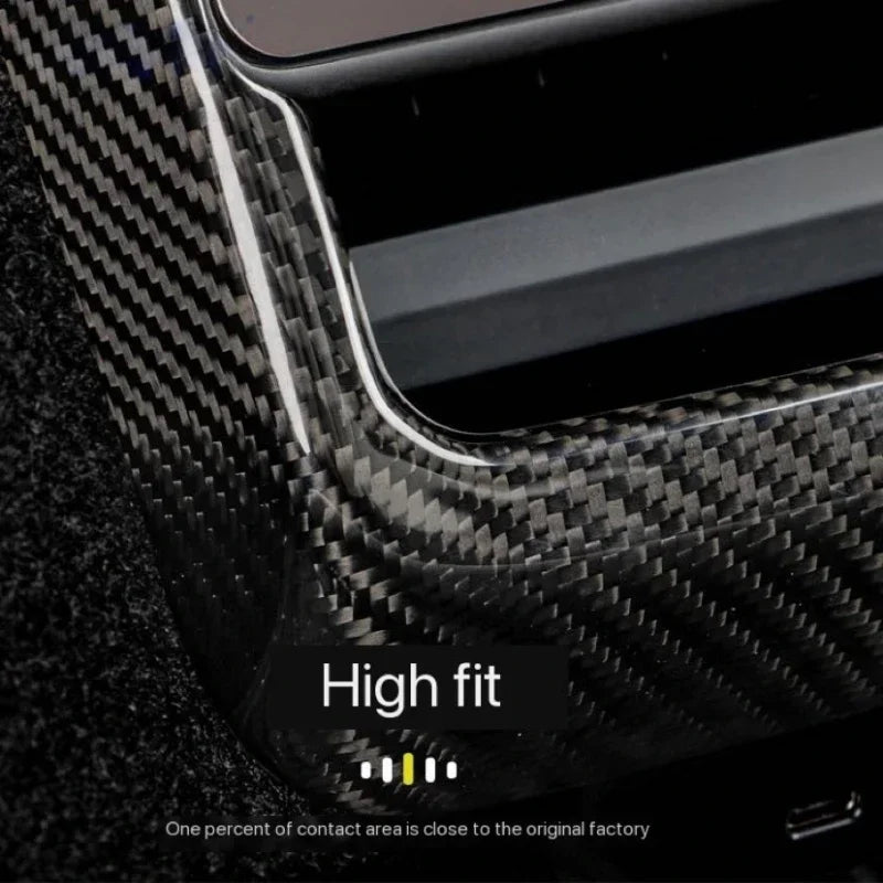 Carbon Fiber Rear Air Outlet Protection Cover - Tesla New Model 3 HighLand