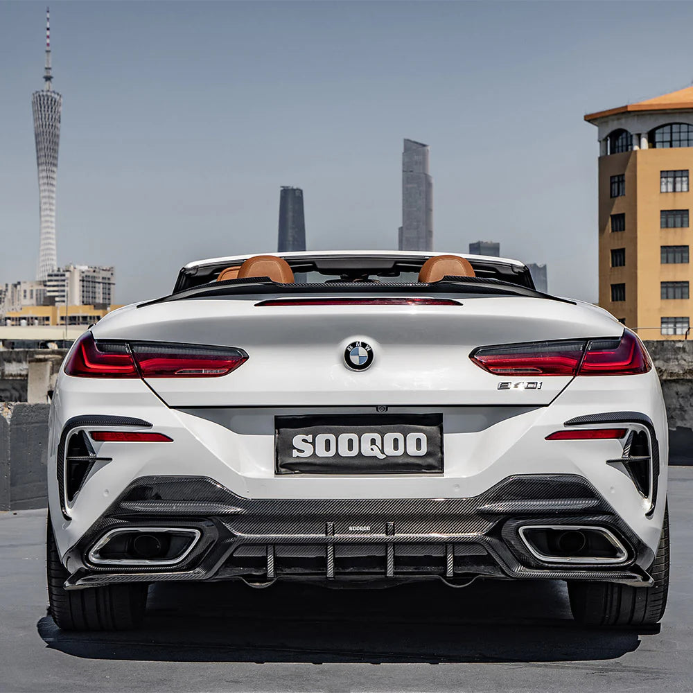 Carbon Fiber Diffuser Sooqoo - BMW 8 Series coupe G15 & convertible G14 / G17