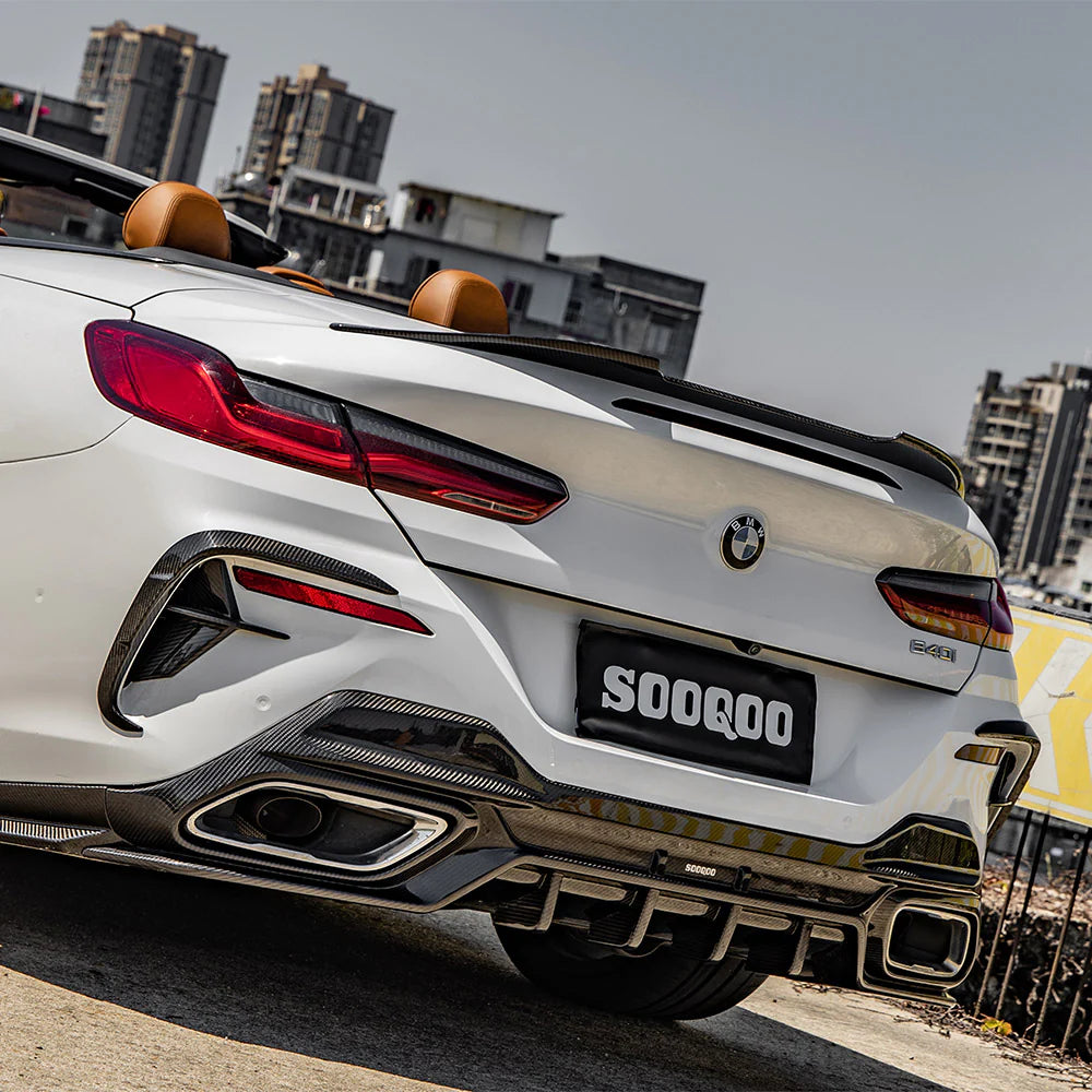 Carbon Fiber Diffuser Sooqoo - BMW 8 Series coupe G15 & convertible G14 / G17