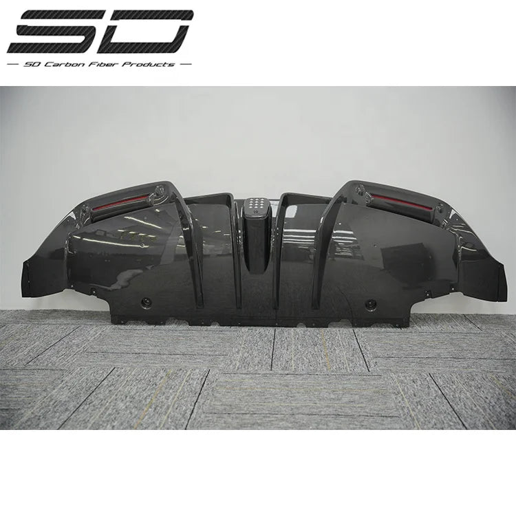 BFA Style Carbon Fiber Rear Diffuser - Ferrari 296 GTB