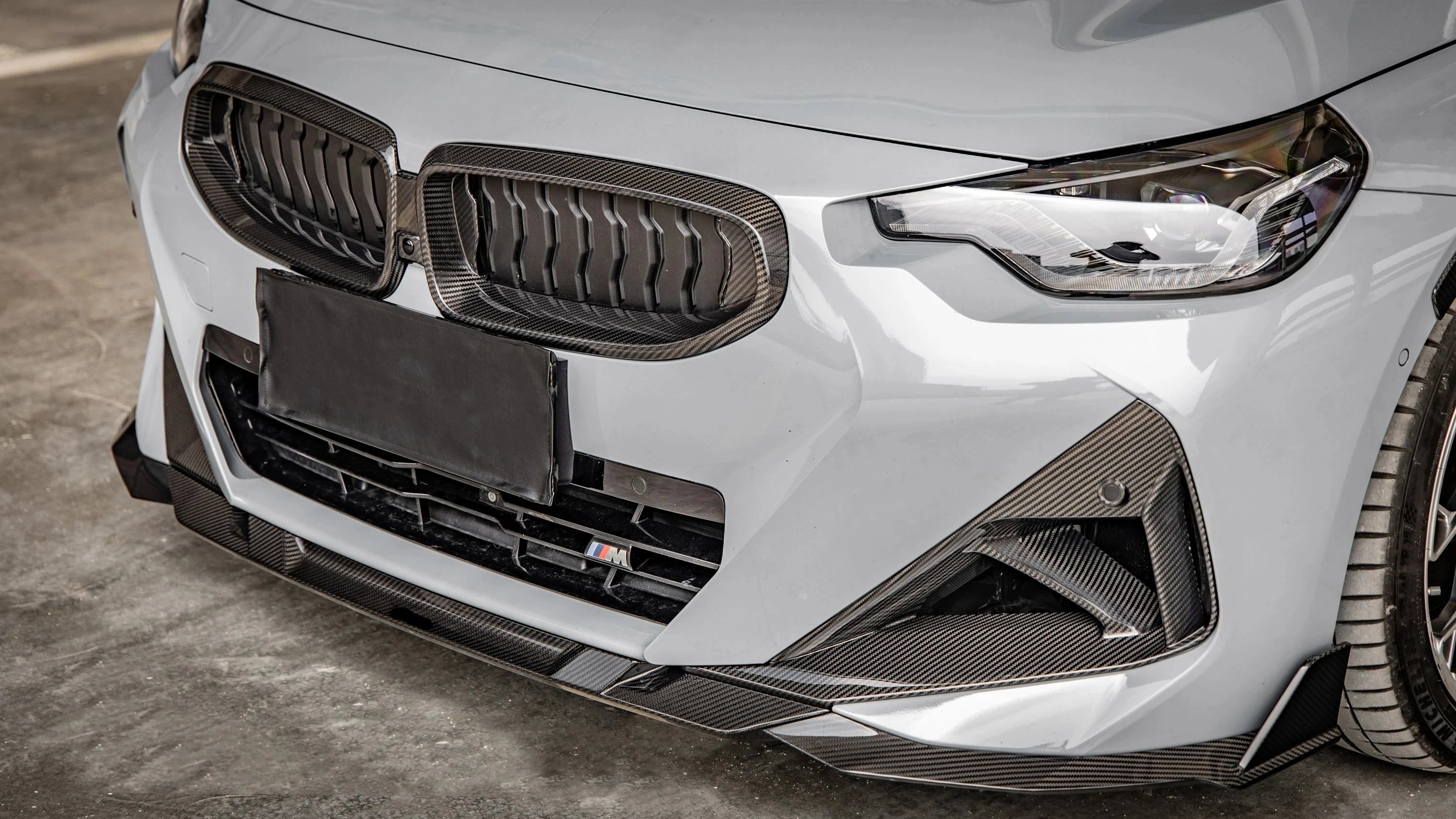 SQ Style Carbon Fiber Front Lip - BMW G42 2 Series