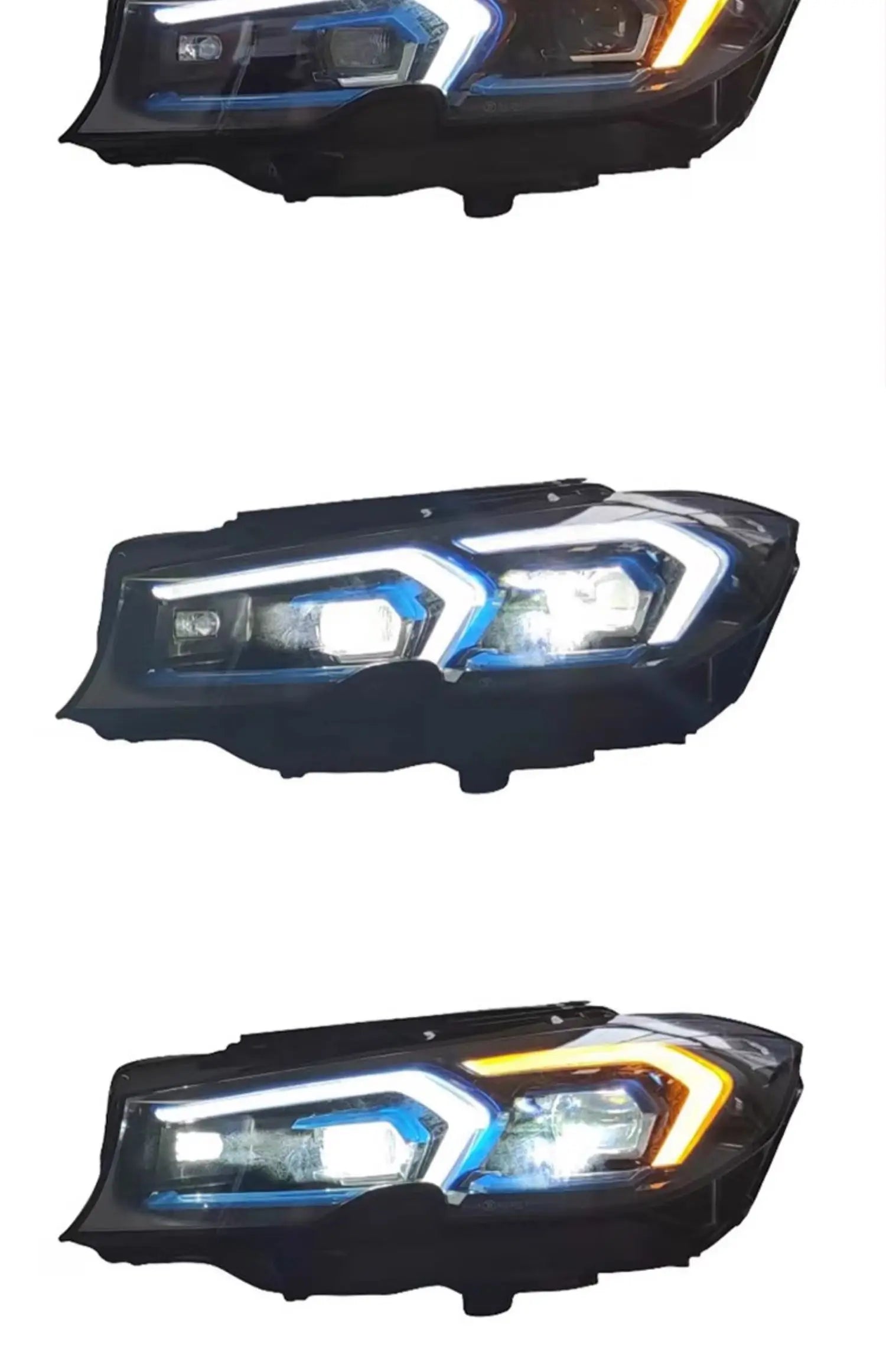 Laser LCI Style LED Headlights -  BMW G20 3 Series