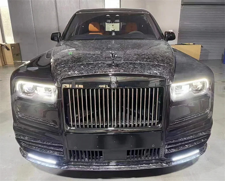 M Style Carbon Fiber Hood - Rolls Royce Cullinan