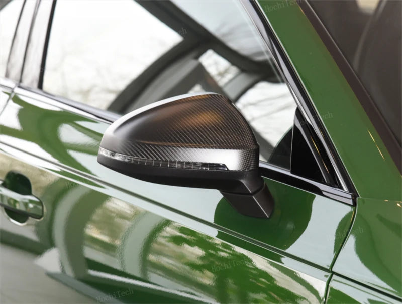 OEM Style Carbon Fiber Mirror Caps Replacement -Audi RS5 / S5 / A4 / S4 / & A5