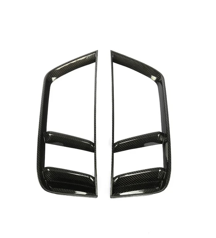 Carbon FIber Rear Bumper Grill Inserts - Audi R8 Gen 2