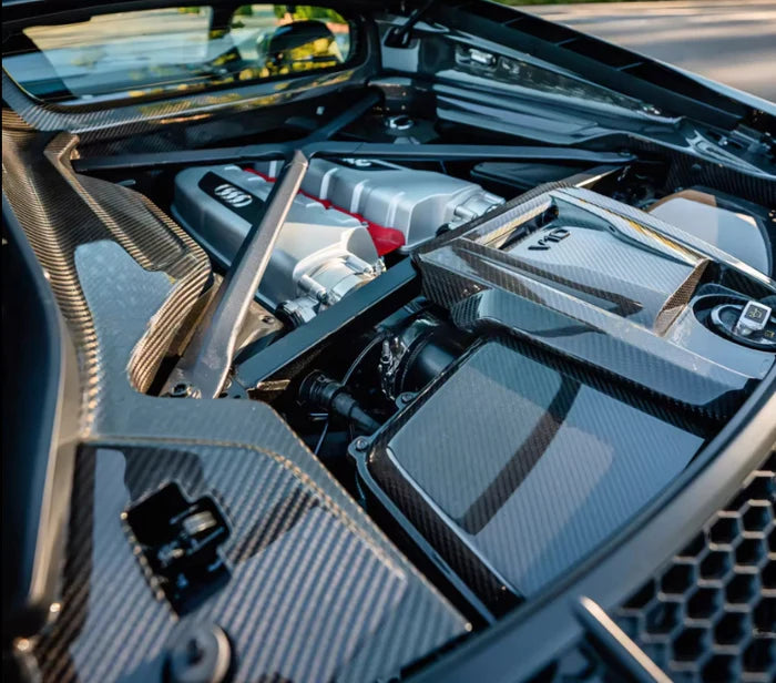 Audi R8 5 Piece Carbon Fiber Engine Bay Kit (Gen 2)