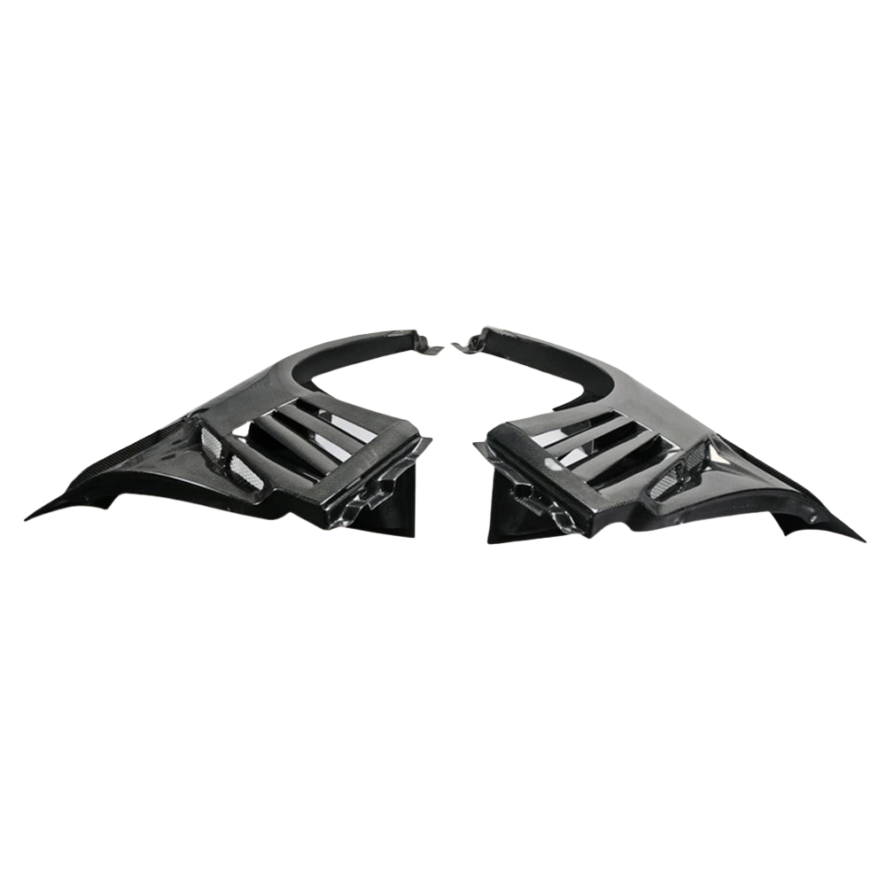 Vented Carbon Fiber Front Fender Replacement Set - Nissan GTR R35