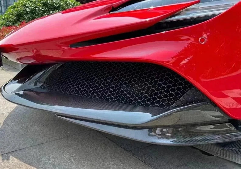 OEM Style Carbon Fiber Front Lip Set - Ferrari SF90