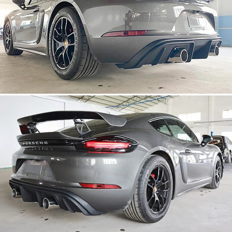 GT4 Style Exhaust Conversion - Porsche 718