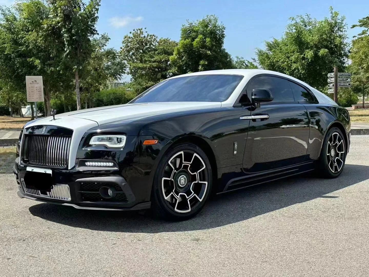 M Style Carbon Fiber Full Body Kit Set - Rolls Royce Wraith