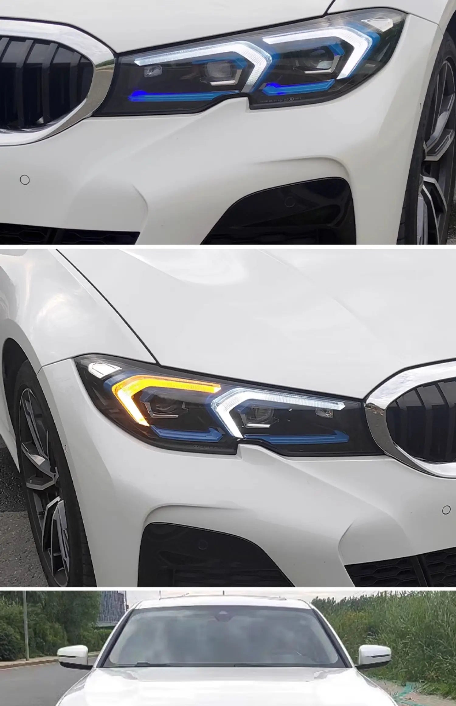 Laser LCI Style LED Headlights -  BMW G20 3 Series