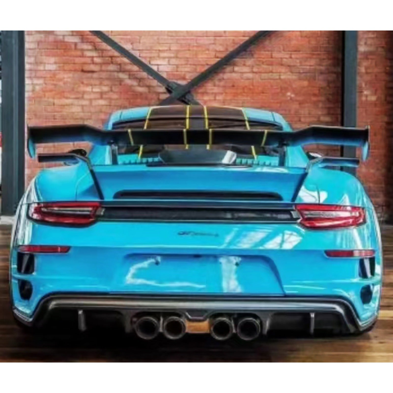 Turbo Carbon Fiber Rear Wing - Porsche 911 991 2012-2018