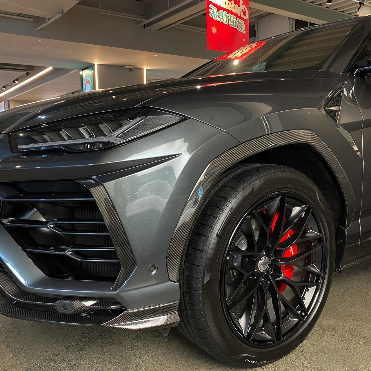 Carbon Fiber Fender Flare Trim - Lamborghini Urus