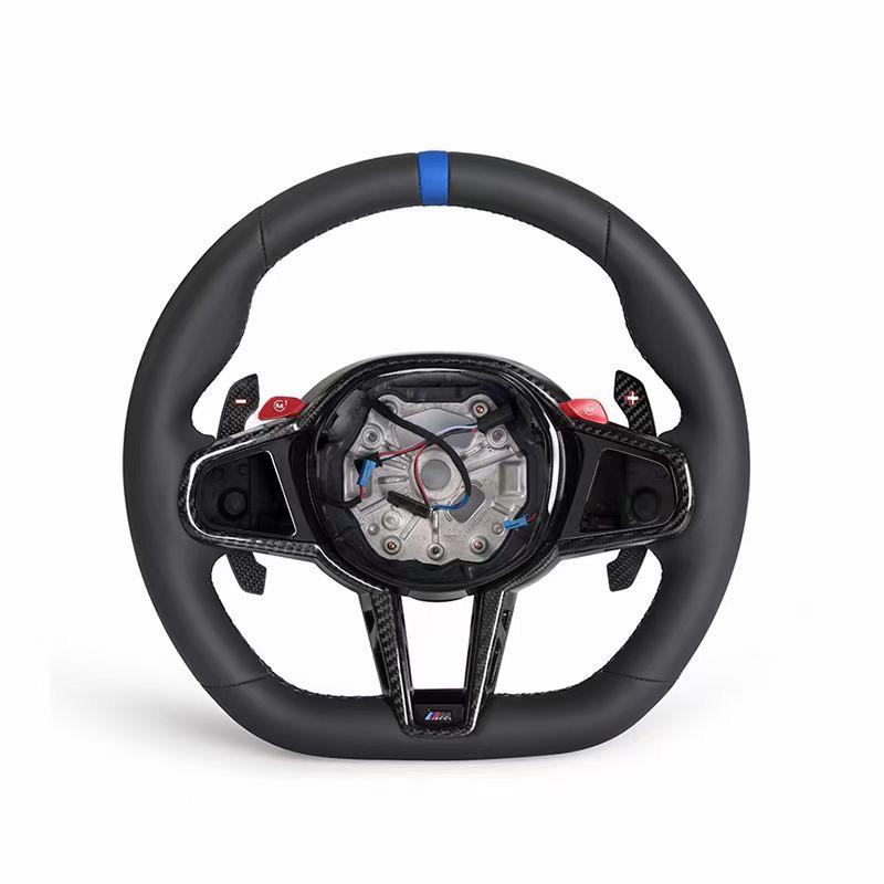 2025 LCI Steering Wheel w/ Carbon Fiber Trim - BMW G Chassis