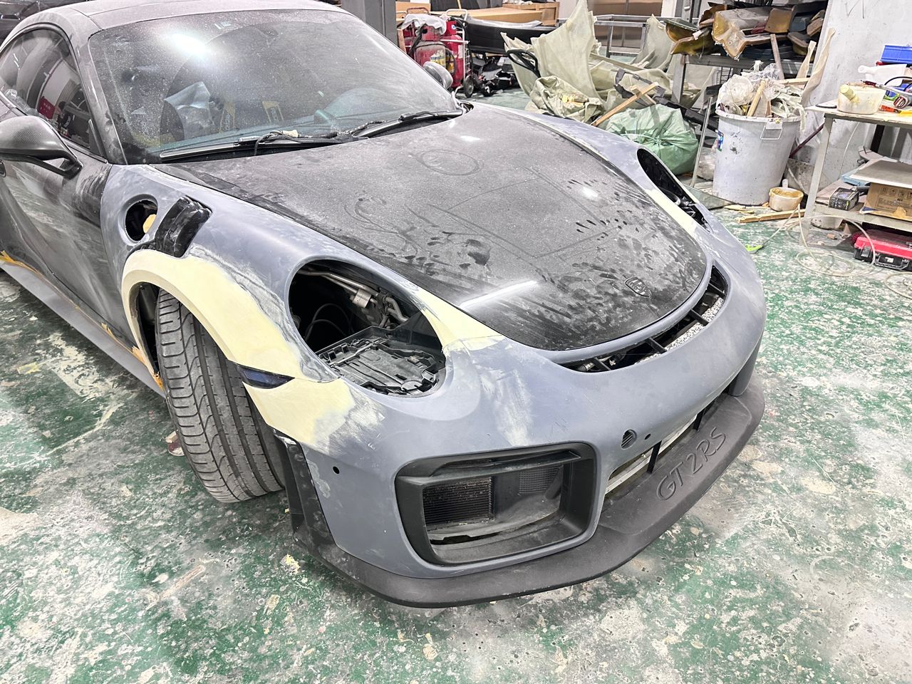 GT2RS Style Half Carbon Fiber Body Kit - Porsche 911 Carrera S 4S 991 991.1 991.2