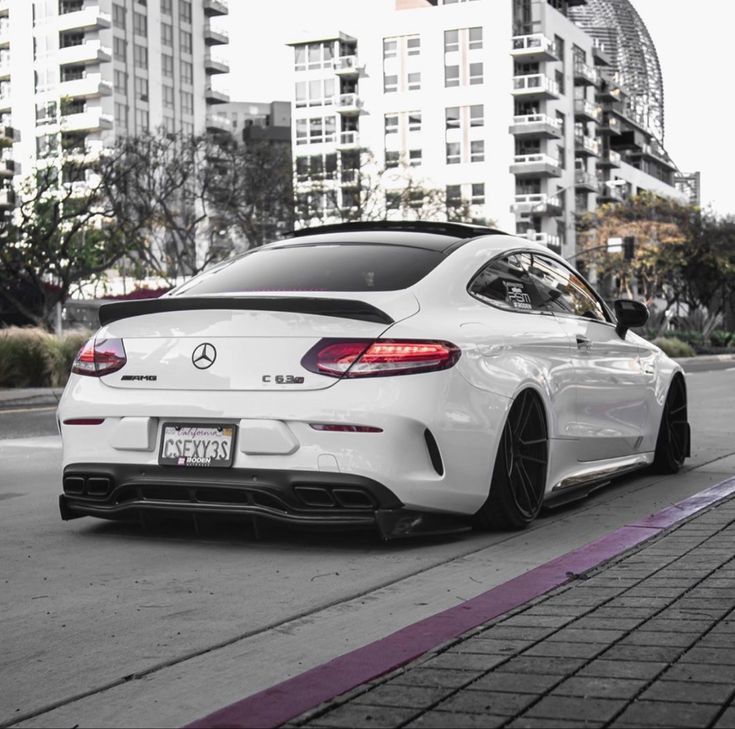 Carbon Fiber Rear Diffuser - Mercedes Benz C-class