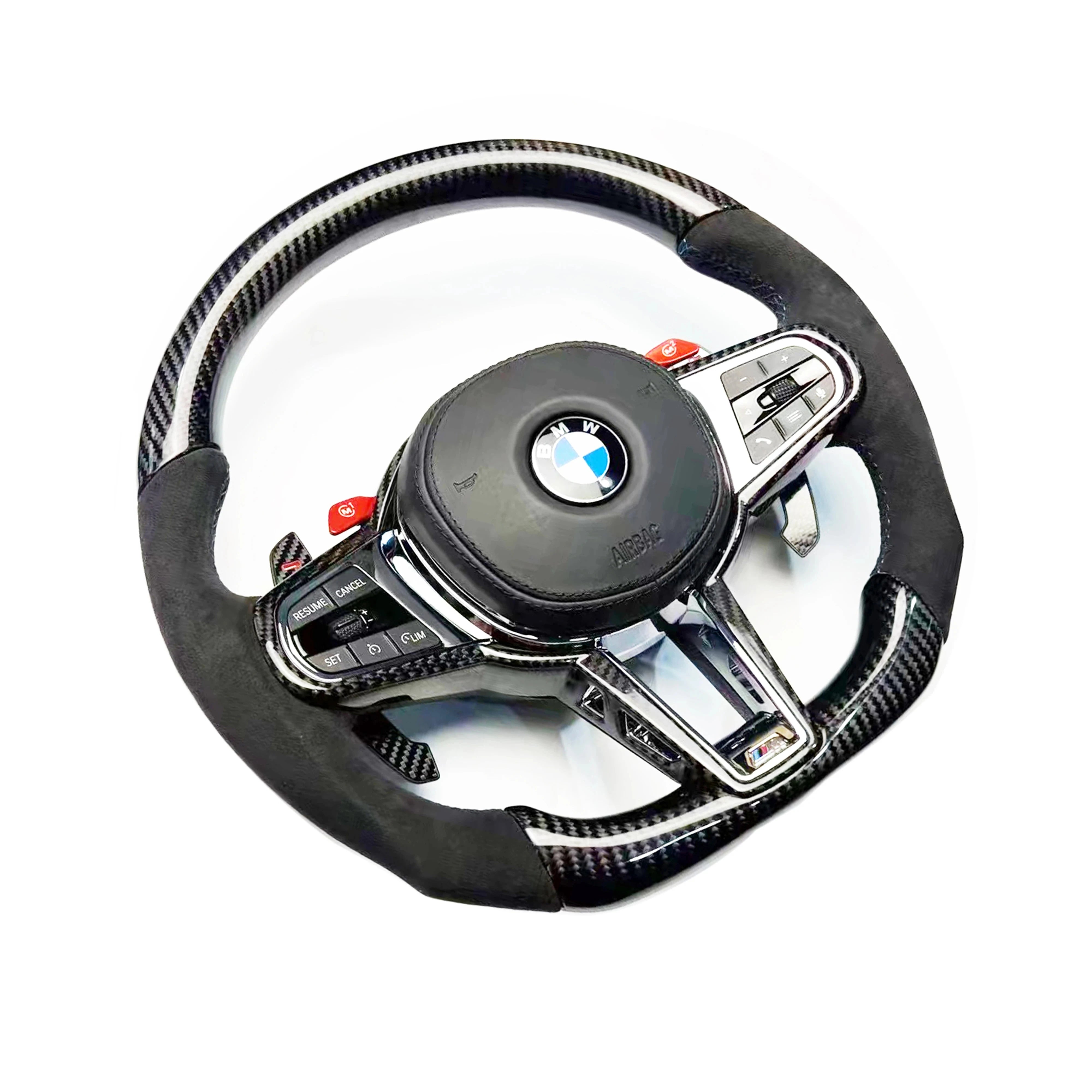 2025 LCI Steering Wheel w/ Carbon Fiber Trim Complete Replacement- BMW G Chassis