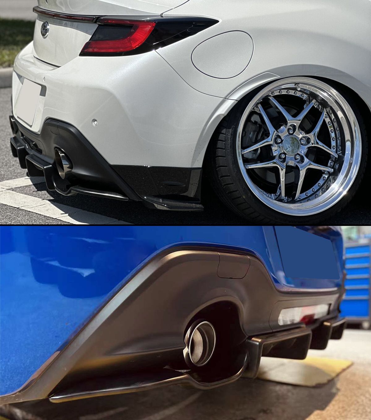 Polyurethane GT Style Rear Diffuser Extension- Toyota GR86 & Subaru BRZ