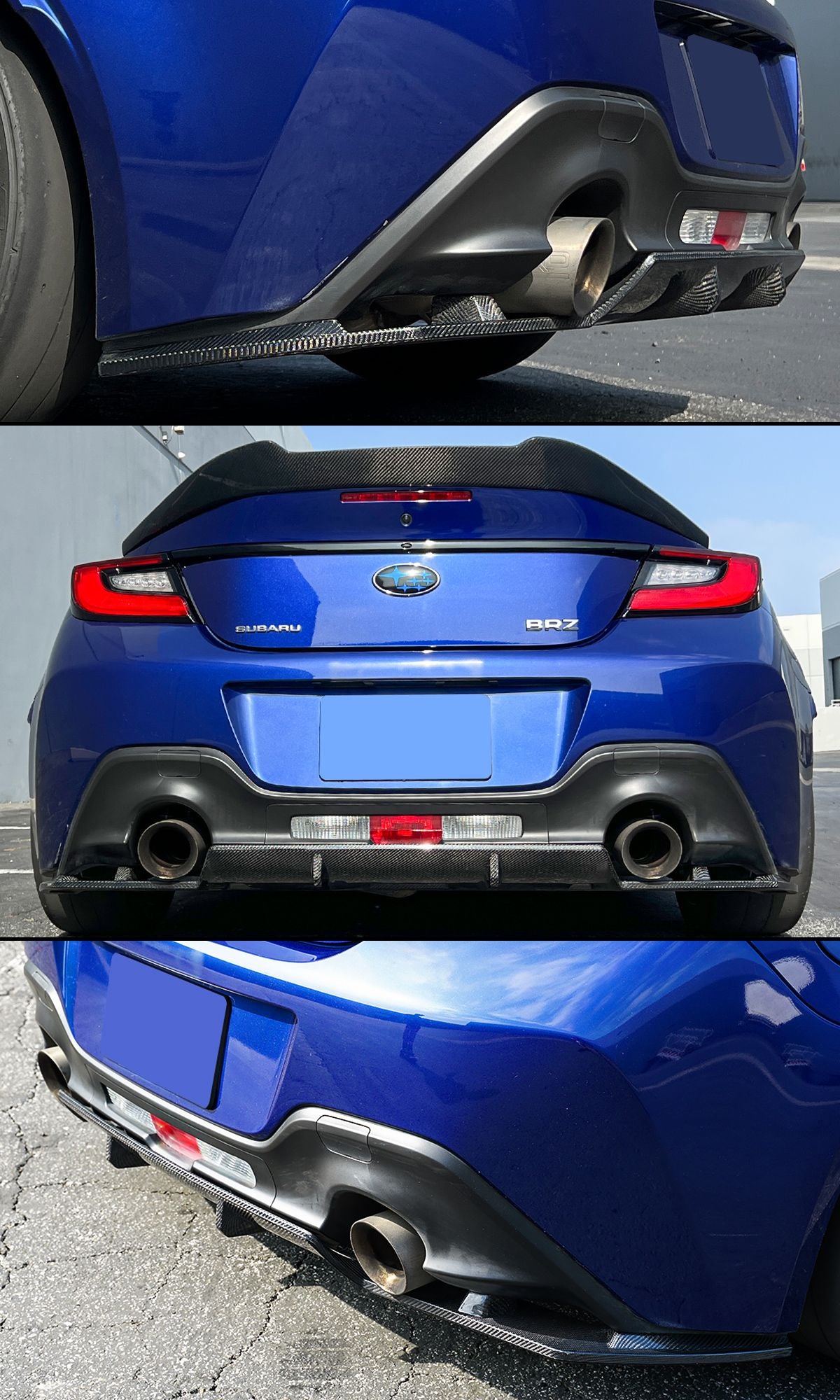 Carbon Fiber Diffuser Extension- Toyota GR86 & Subaru BRZ