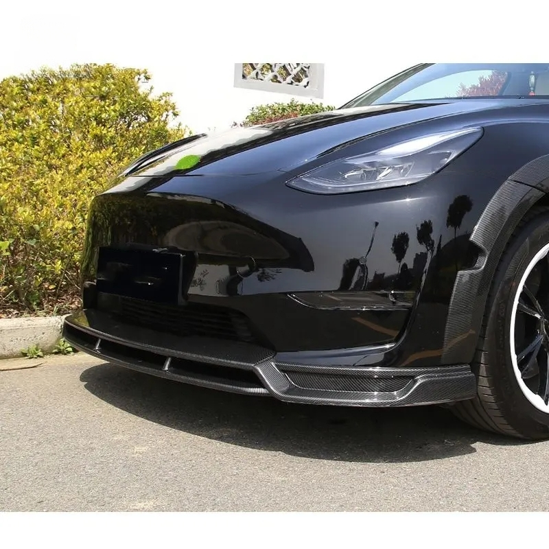 Carbon Fiber Front Splitter Lip - Tesla Model Y