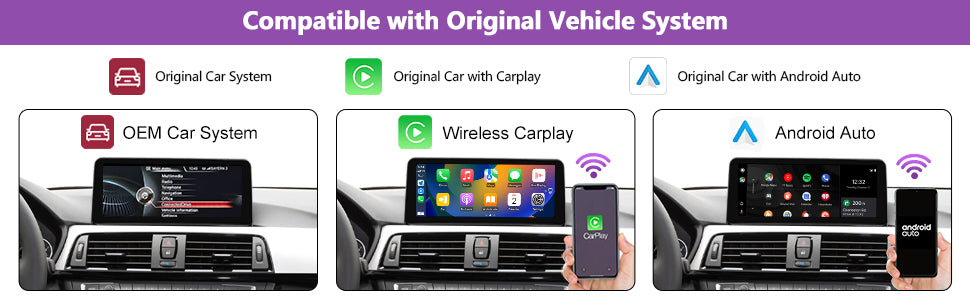 Apple Carplay & Android Auto Display Screen Upgrade - BMW F06/F12/F13 M6 & 6 Series