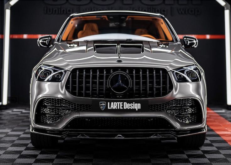 Gloss Black GTR Style Front Grille - Mercedes Benz GLE W167