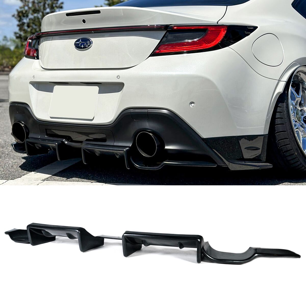 Polyurethane GT Style Rear Diffuser Extension- Toyota GR86 & Subaru BRZ