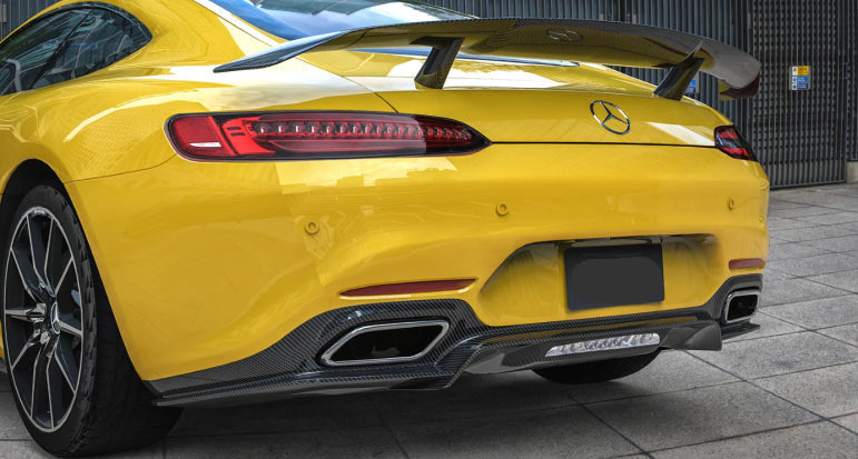 Paktechz Carbon Fiber Rear Wing V2  - Mercedes Benz AMG GT GTS GTC C190