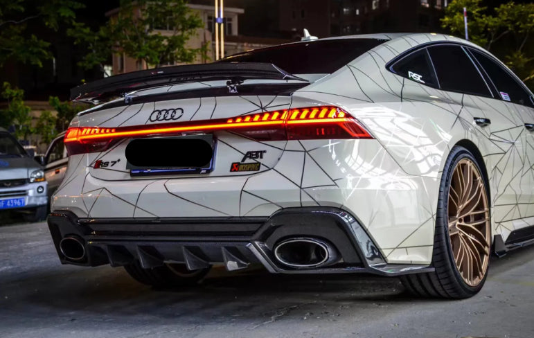 Paktechz Prepreg Carbon Fiber Rear Diffuser -  Audi RS6 / RS7 C8