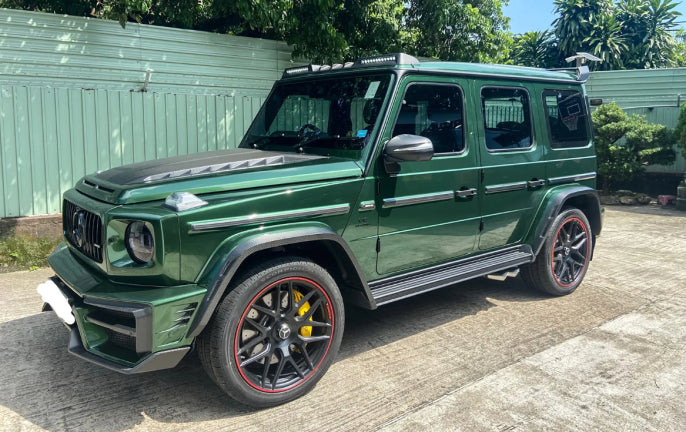 Dry Carbon Fiber Engine Hood Bonnet Replacement - Mercedes Benz G Wagon Class W464 W463A AMG G63 G350 G500