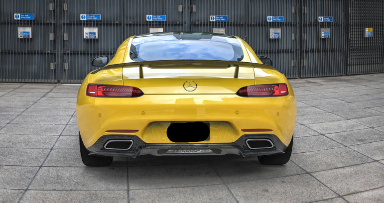 Paktechz Carbon Fiber Rear Diffuser V2 - Mercedes Benz AMG GT GTS C190