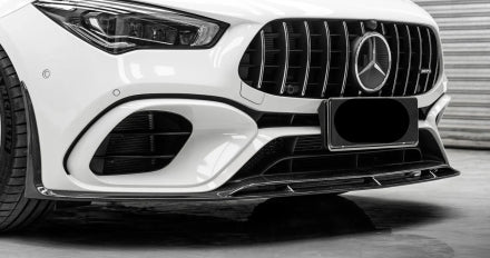 Paktechz Prepreg Dry Carbon Fiber Front Splitter Lip - Mercedes Benz W118 C118 AMG CLA45S