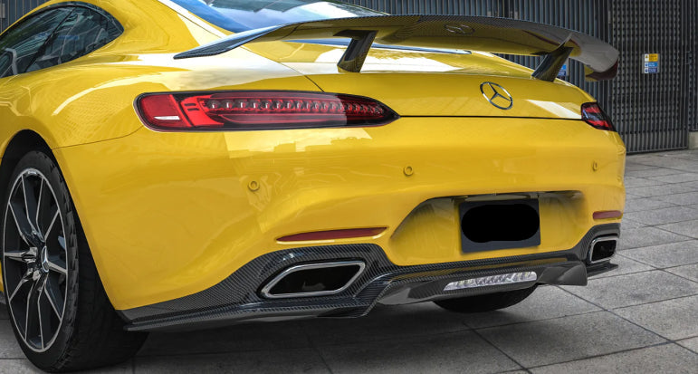 Paktechz Carbon Fiber Rear Diffuser V2 - Mercedes Benz AMG GT GTS C190