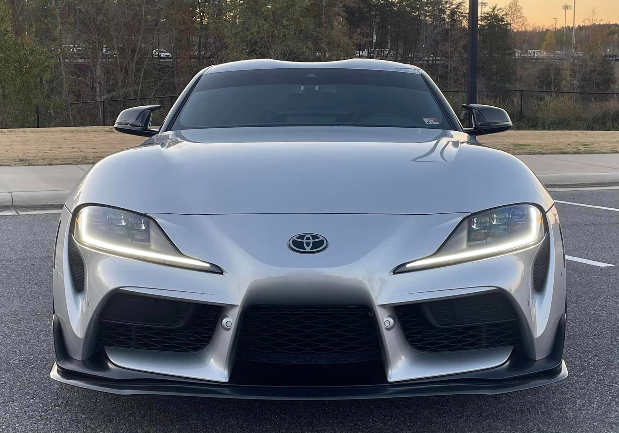 Carbon Fiber Front Lip Splitter extension - Toyota GR Supra